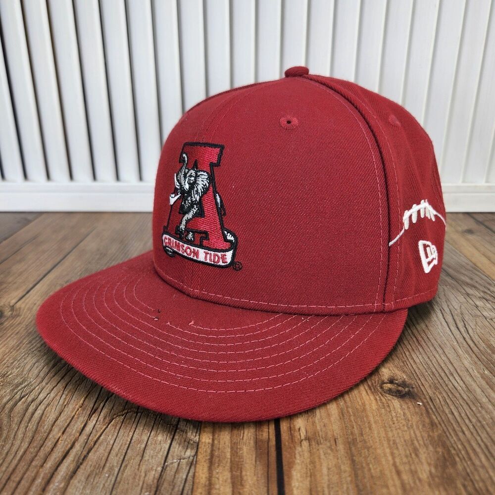 Alabama Crimson Tide New Era 59fifty Size 7 1/2 Hat Cap Roll Tide NCAA Football